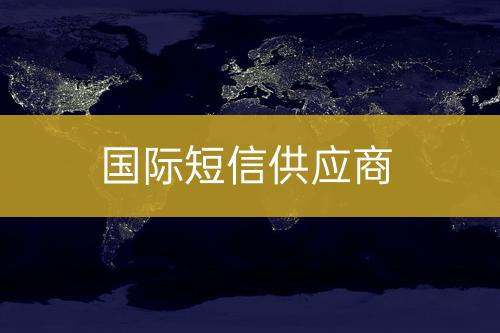 国际短信供应商