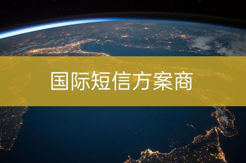 国际短信方案商