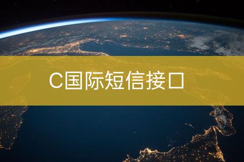 C国际短信接口