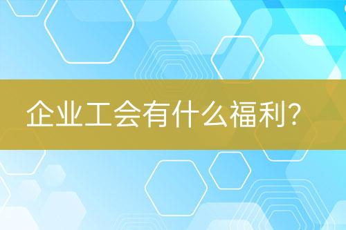 企业工会有什么福利？