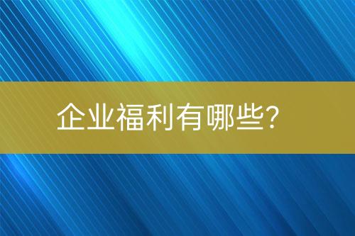 企业福利有哪些？-亿权益官方博客-官方资讯-山东亿梦网络科技有限公司